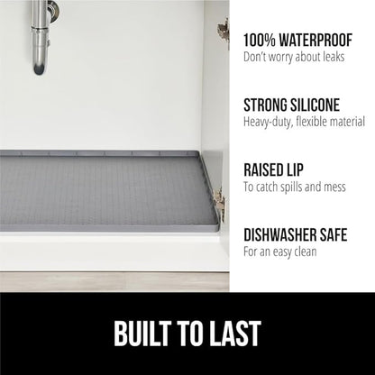 GORILLA GRIP Waterproof Silicone Under Sink Mat - Image 2