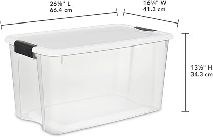 Sterilite 4 Pack Ultra Latching Box, Storage Bins - Image 3