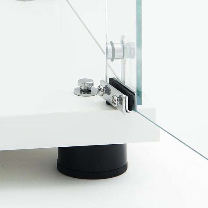 Yoluckea 4 Tiers Glass Display Cabinet - Image 8