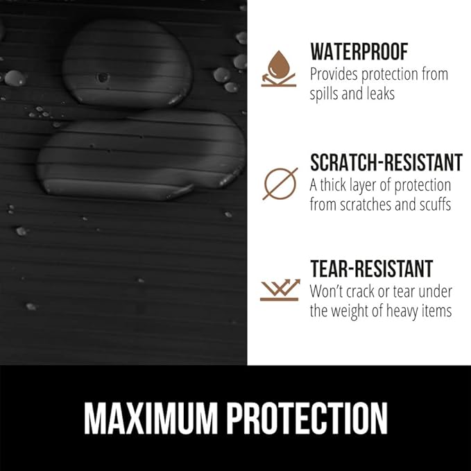 GORILLA GRIP DuraGuard Shelf Liner, 17.5x20 Non-Adhesive Cabinet Liners - Image 4