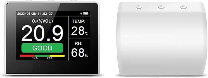Desk O2/RH/Temp. 3-in-1 Multifunctional Air Quality Detector Temperature - Image 3
