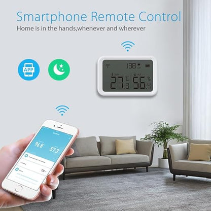 WiFi Temperature Humidity Light Sensor | Smart Home Monitoring | Phone - Image 3