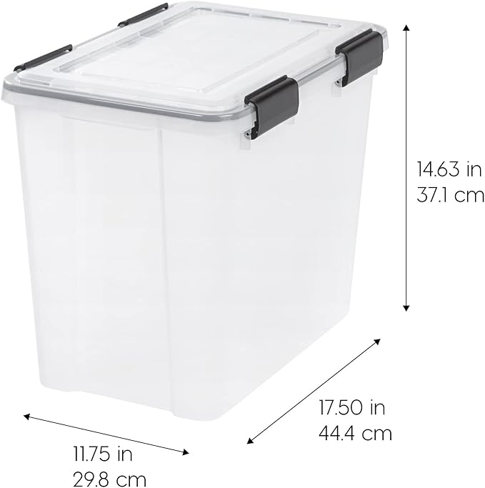 IRIS USA WeatherPro 32 Qt Storage Bins - Image 2
