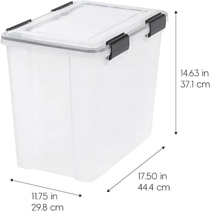 IRIS USA WeatherPro 32 Qt Storage Bins - Image 2