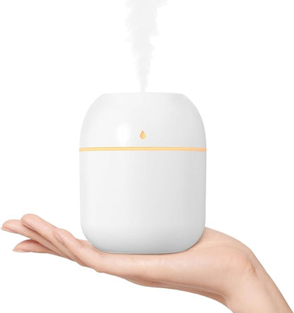 Portable Small Humidifier, USB Personal Desktop Humidifier by KOSGHO