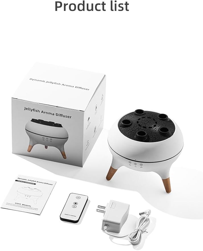 Jellyfish Essential Oil Diffuser, 250ml Ultrasonic Aromatherapy Humidifier - Image 8