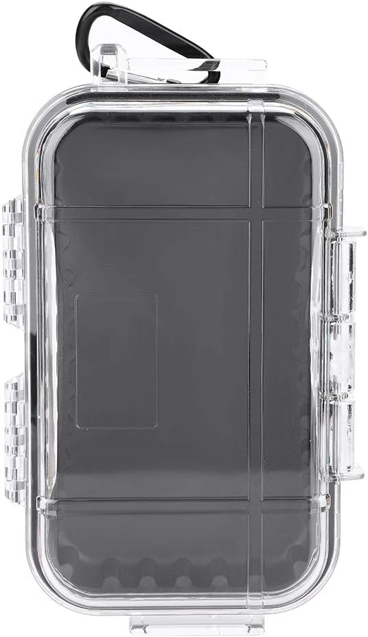 Small Waterproof Storage Case, Outdoor Survival Waterproof Dry Box Protective by Tiiyee