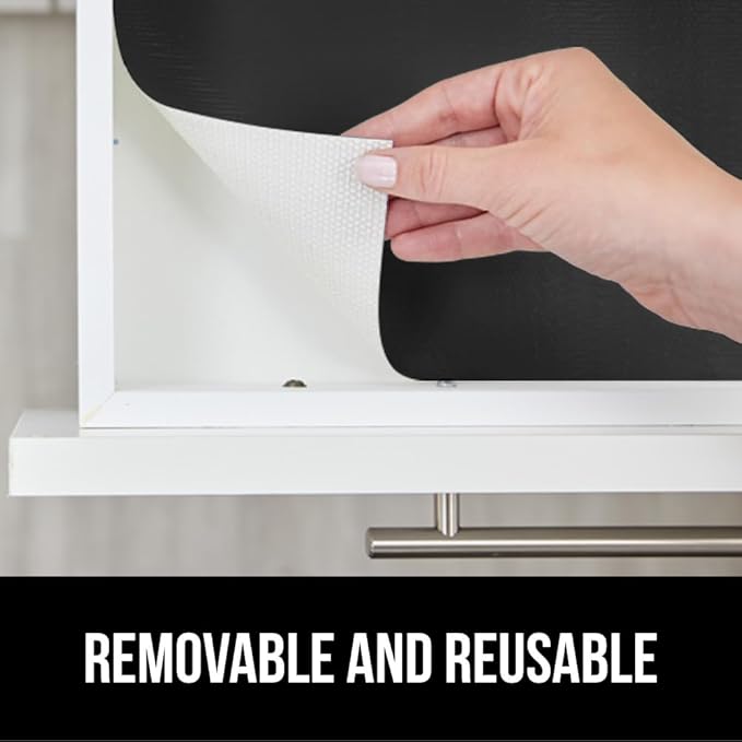 GORILLA GRIP DripGuard Shelf Liner, Non-Adhesive Drawer and Kitchen Cabinet - Image 6