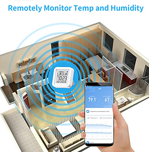 Smart WiFi Temperature Humidity Monitor: TUYA Wireless Temperature Humidity - Image 5