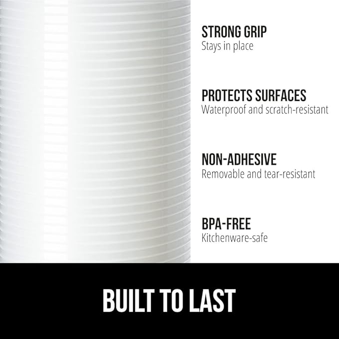 GORILLA GRIP DuraGuard Shelf Liner, 17.5x30 Non-Adhesive Cabinet Liners - Image 2