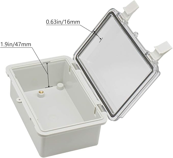 Zulkit Junction Box ABS Plastic Dustproof Waterproof IP65 Electrical Boxes - Image 4
