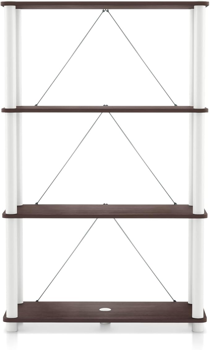 Homes: Inside + Out Apexa Modern 4-Tier Wide Shelving Units, Collectibles - Image 11