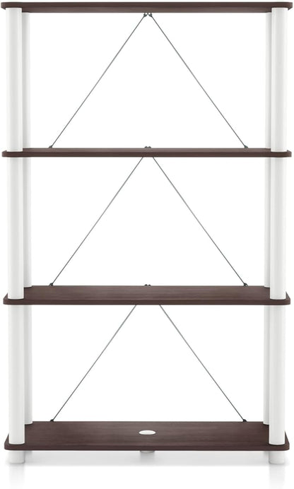 Homes: Inside + Out Apexa Modern 4-Tier Wide Shelving Units, Collectibles - Image 11