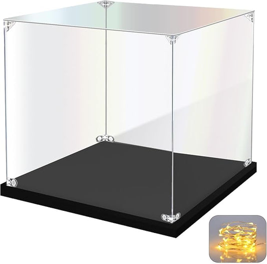 Acrylic Display Case for Collectibles Assemble Clear Acrylic Display Box for by KOLIPI