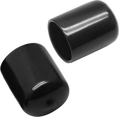 24 Pcs Round Rubber End Caps, 3/4" ID Vinyl Flexible Screw Thread Protectors - Image 6