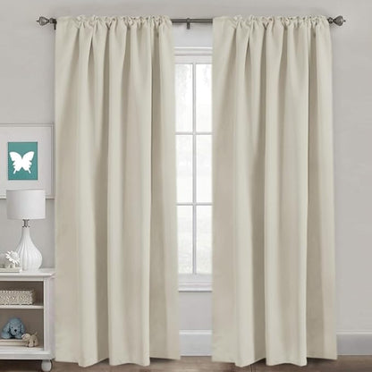 H.VERSAILTEX Light Reducing Curtains Thermal Insulated Window Treatment Panels - Image 2