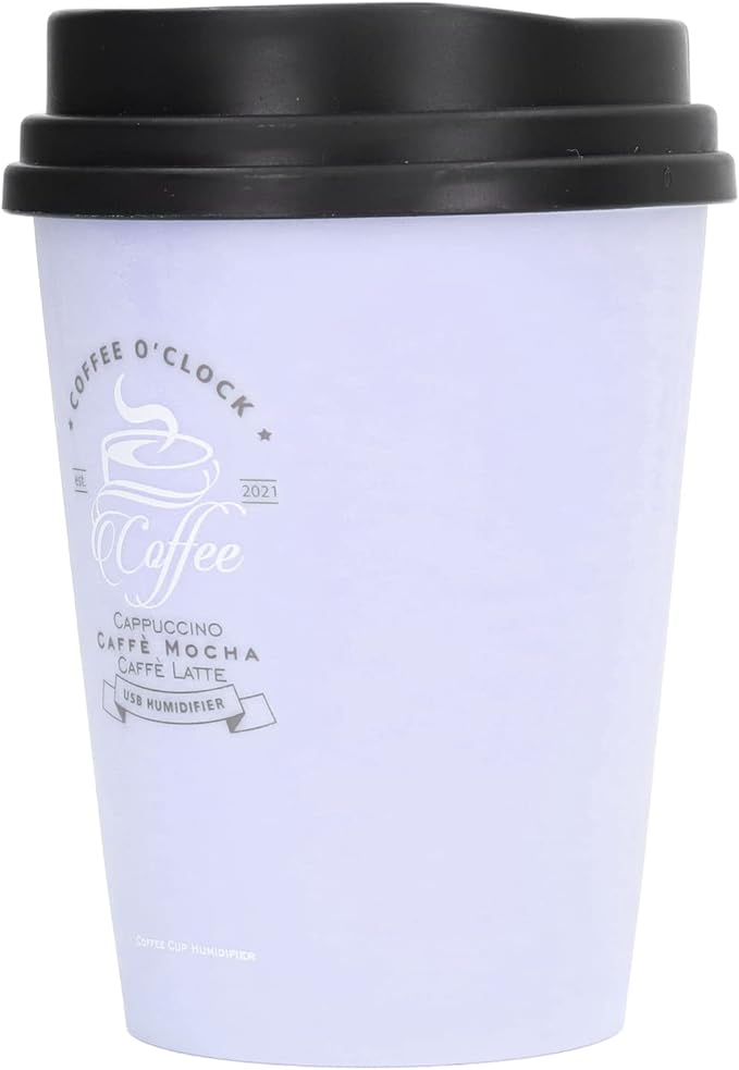 Coffee Cup Humidifier, Compact Lightweight Cute Desktop Humidifier by YOUTHINK