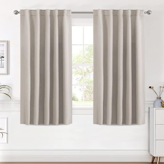 H.VERSAILTEX Blackout Curtains Thermal Insulated Window Treatment Panels Room by HVERSAILTEX