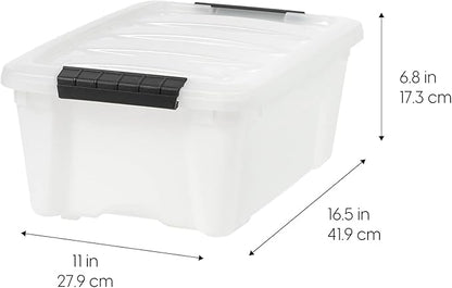 IRIS USA 13 QT Plastic Storage Box - Image 2