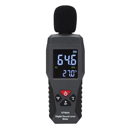 Digital Sound Level Meter Decibel Meter 30-130dBA Noise Measurement Device by Walfront