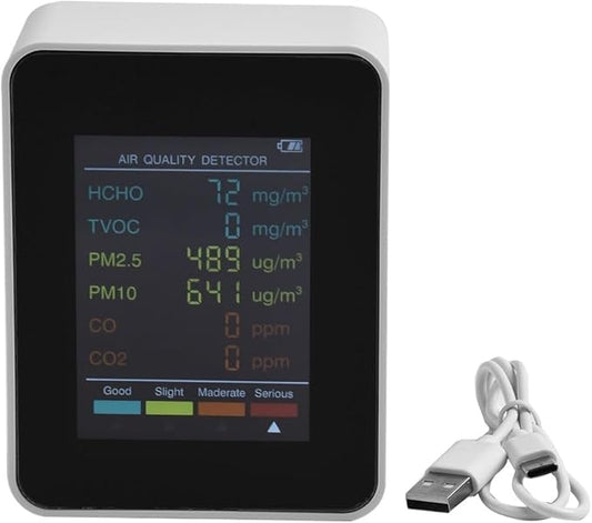 Air Quality Monitor, Test Indoor Pollution and Humidity Indoor by Unknown