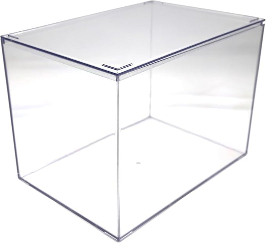 4 Clear Acrylic Boxes with Lid, 12.5"L x 8.5"W x 8.5"H, Made in USA, Diorama by GaryPlasticPackaging