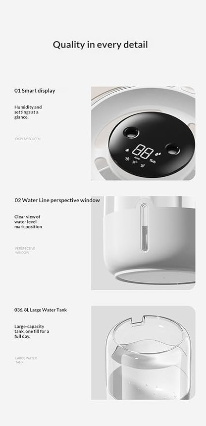 7L large-capacity humidifier, USB dual spray - Image 6
