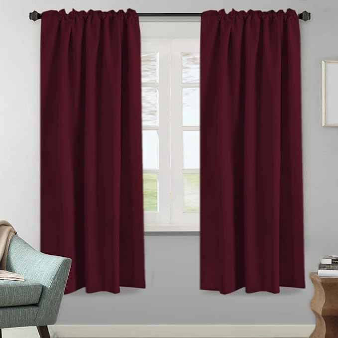 H.VERSAILTEX Christmas Blackout Curtains Thermal Insulated Window Treatment - Image 2