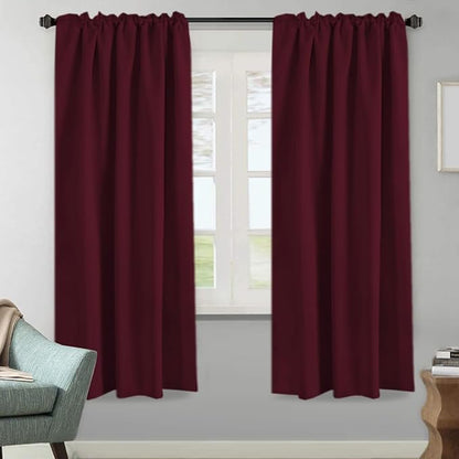H.VERSAILTEX Christmas Blackout Curtains Thermal Insulated Window Treatment - Image 2