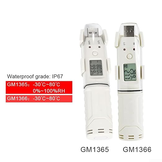 GM1366 GM1365 Temperature Humidity Data Logger Recorder - Image 6