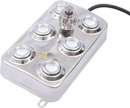 YIYIBYUS Ultrasonic Mist Maker 6 Head Mister Foggers Rockery Pool Water - Image 6