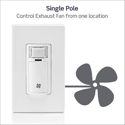 Leviton Humidity Sensor Switch for Bathroom Exhaust Fan, Automate Ventilation - Image 15