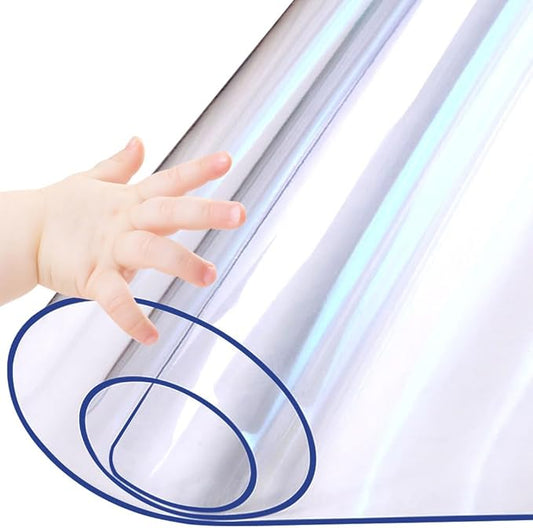 20X32 Inch Clear Plastic Dining Table Protector Cover PVC Vinyl Desk Blotter by WanDeela