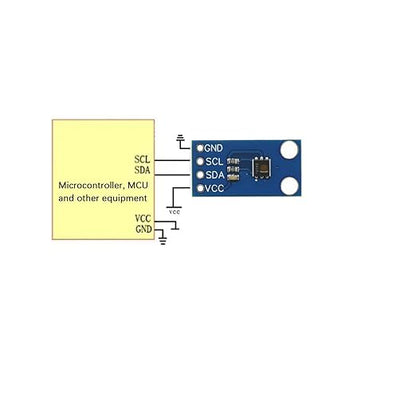2Pcs HDC1080 High-Precision Temperature and Humidity Sensor Board Module - Image 5