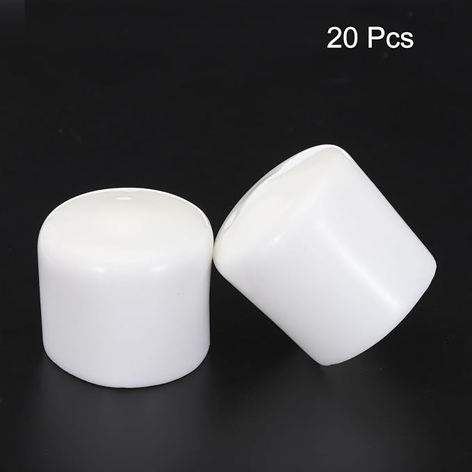 uxcell 20pcs Rubber End Caps 29mm ID Vinyl Round Tube Bolt Cap Cover Screw - Image 2