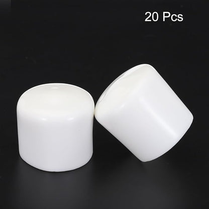 uxcell 20pcs Rubber End Caps 35mm ID Vinyl Round Tube Bolt Cap Cover Screw - Image 2