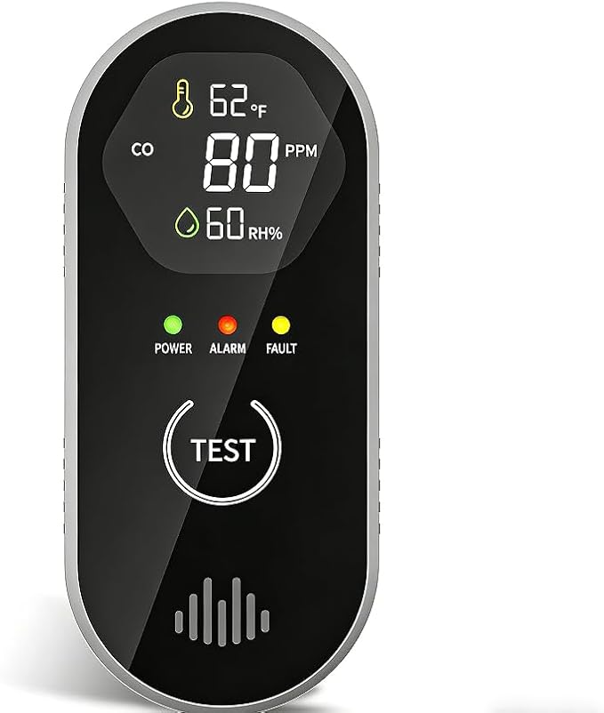 3-in-1 Carbon Monoxide Detector Plug-in by COCHYSCELA