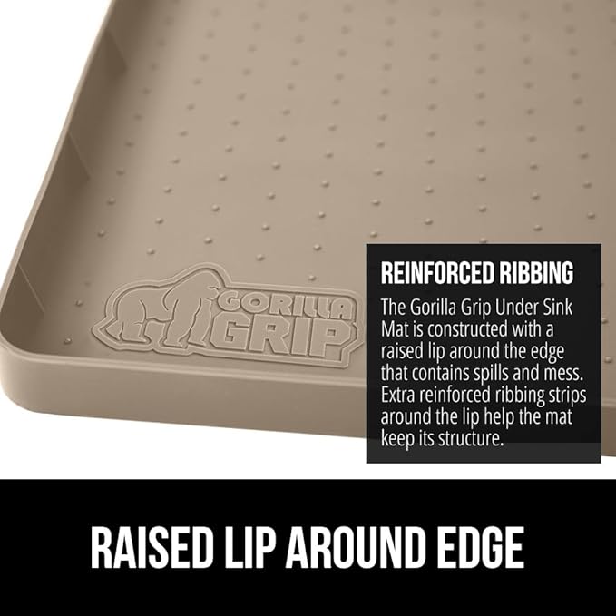 GORILLA GRIP Waterproof Silicone Under Sink Mat - Image 5