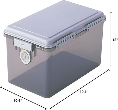 Nakabayashi 97025 Capacati Dry Box, Moisture-proof Box, 6.5 gal Gray - Image 6