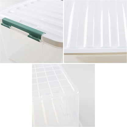 35 L Clear Large Storage Box, Plastic Storage Bins - Image 3