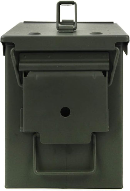 GUGULUZA Metal Ammo Can 30/50 Cal, Lockable Bullet Storage Case, Waterproof & - Image 3