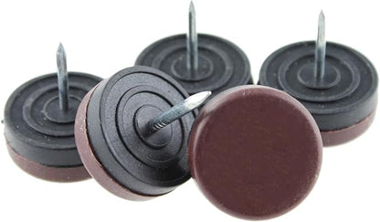 50PCS Round Heavy Duty Nylon Furniture Pads Chair Leg Floor Protectors Premium - Image 2