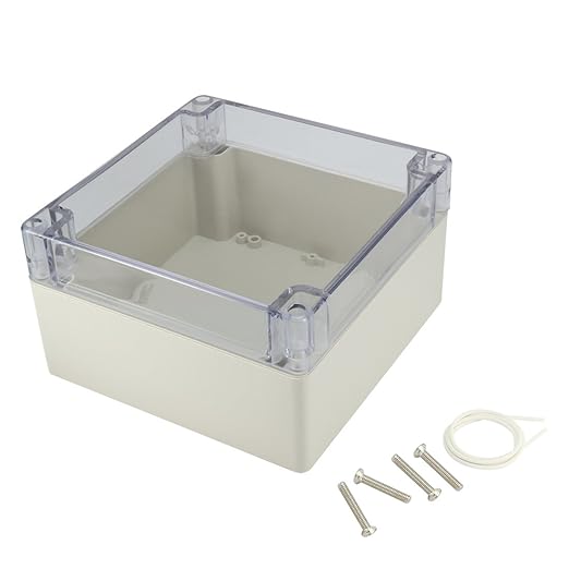 ABS Plastic Junction Box, Dustproof Waterproof IP65 Electrical Box by AWCLUB