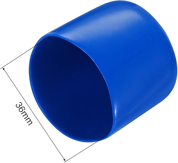 uxcell 20pcs Rubber End Caps 36mm ID Vinyl PVC Round Tube Bolt Cap Cover Screw - Image 3