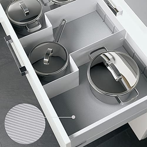 Drawer Liners for Kitchen, Shelf Liners, Washable Oil-Proof Cabinet Liner for - Image 4