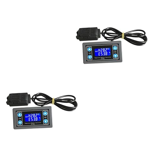 Ciieeo 2pcs Thermostat Automatic Temperature Control Switch Temp Humidity by Ciieeo