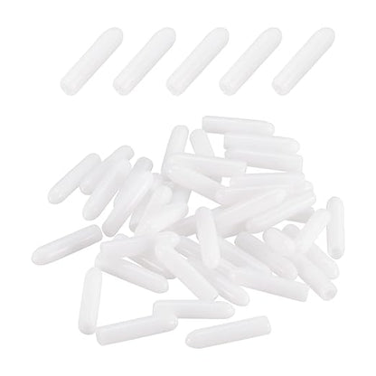 DMiotech 100 Pack 2mm ID White Screw Thread Protectors Rubber End Caps Bolt by DMiotech