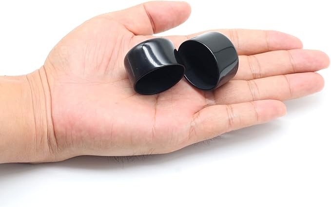 Acocony 1 1/4 Inch Rubber Cap Round 1.25 Inch Rubber End Caps PVC Flexible - Image 3