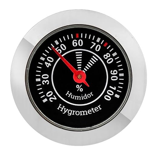 Humidor Hygrometer for Analog Hygrometer Humidor Accessory Humidity Gauge Alloy by Unknown