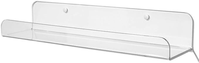 Huji 16 Inch Clear Acrylic Shelf by HUJI